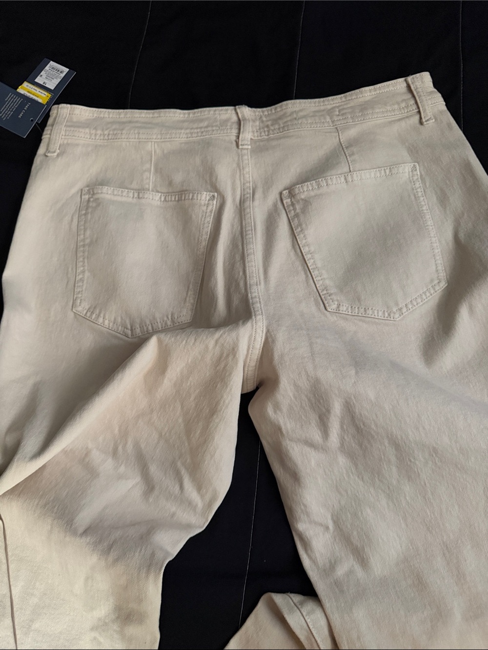 Universal Thread Cream High-Rise Sailor Wide Leg Jeans - Picture 5 of 5